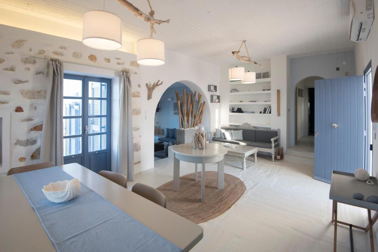 Kyma Seafront Exceptional 2Bd House In Naousa Kültér fotó